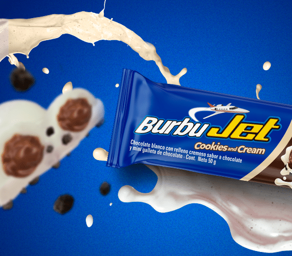 Burbujet Cookies and Cream Chocolates JET